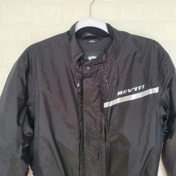 Rev'it Jacket Black Lightweight CE-Approved Men’s XL Nitric H2O NEW - Picture 4 of 10